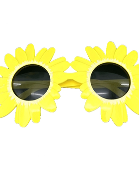 太阳花雏菊搞怪可爱眼镜墨镜