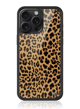 Wildflow联名Red Meow赤焰豹纹苹果17Pro适用iPhone16/15/14ProMax/13Plus壳欧美性感纹路WF防摔保护套12