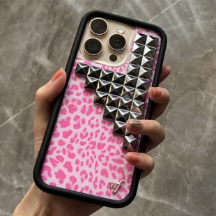 WF铆钉贴纸手机壳背板适用苹果iPhone17/16/15ProMax金属装饰贴纸