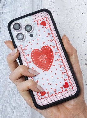 wildflow壳爱的旅程白波点爱自己适用iPhone17promax苹果16Pro/15/14/13/Pro/Max/Plus防摔小狗wf硬壳12