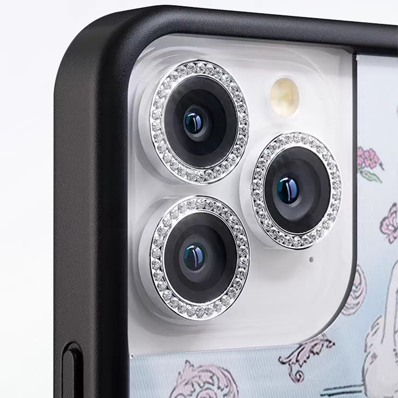 WF/C镜头星贴适用苹果iPhone系列后摄像头膜贴13闪钻镜头膜14Plus