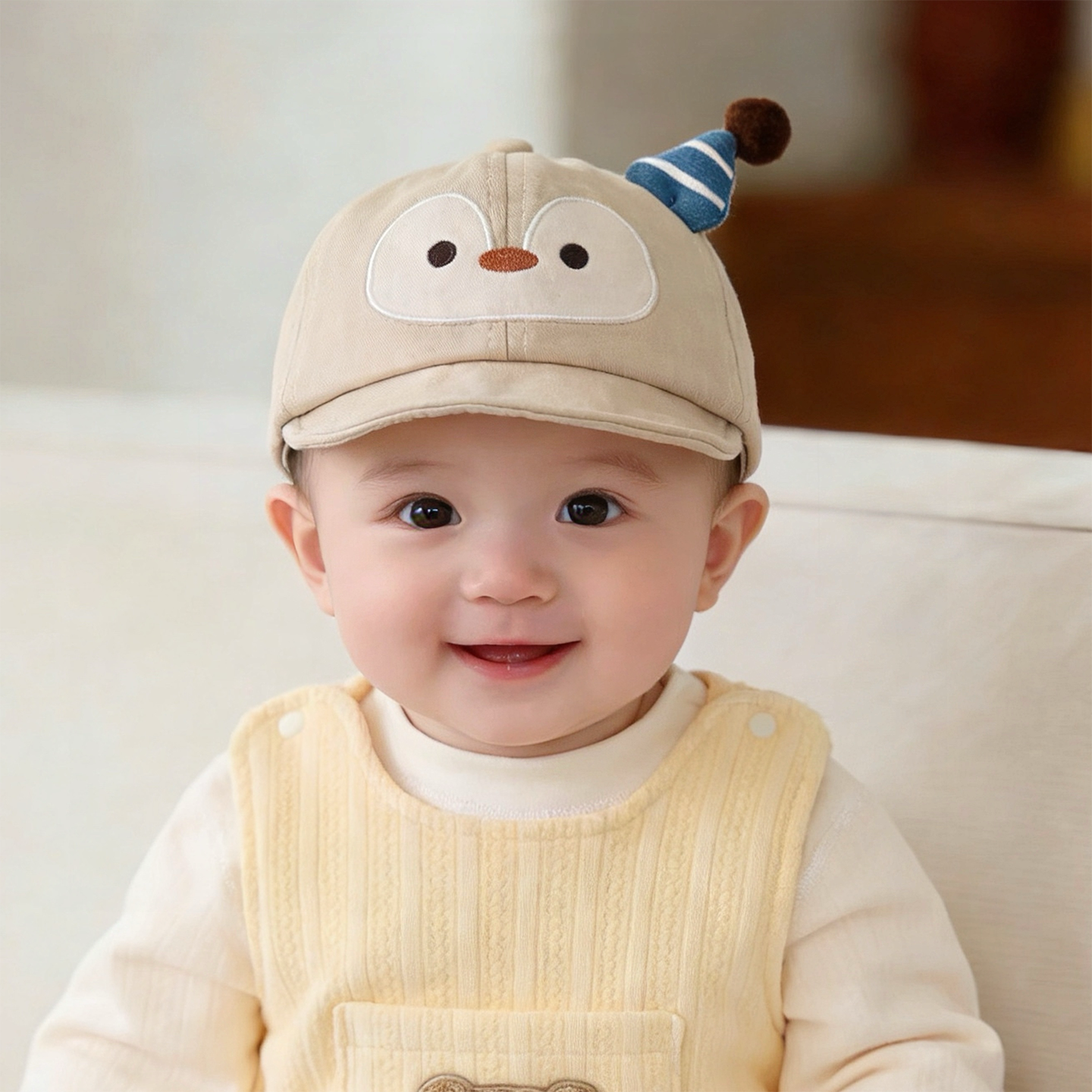 宝宝春秋薄款可爱卡通鸭舌帽男童女婴儿小月龄遮阳防晒出游棒球帽,童装/婴儿装/亲子装,帽子,淘宝优惠券,粉丝福利购,淘宝优惠卷