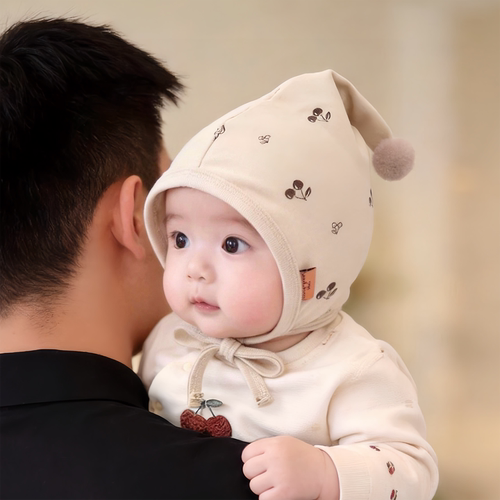 婴幼儿帽子秋冬款保暖防风护囟门胎帽男孩女宝宝小月龄精灵包头帽