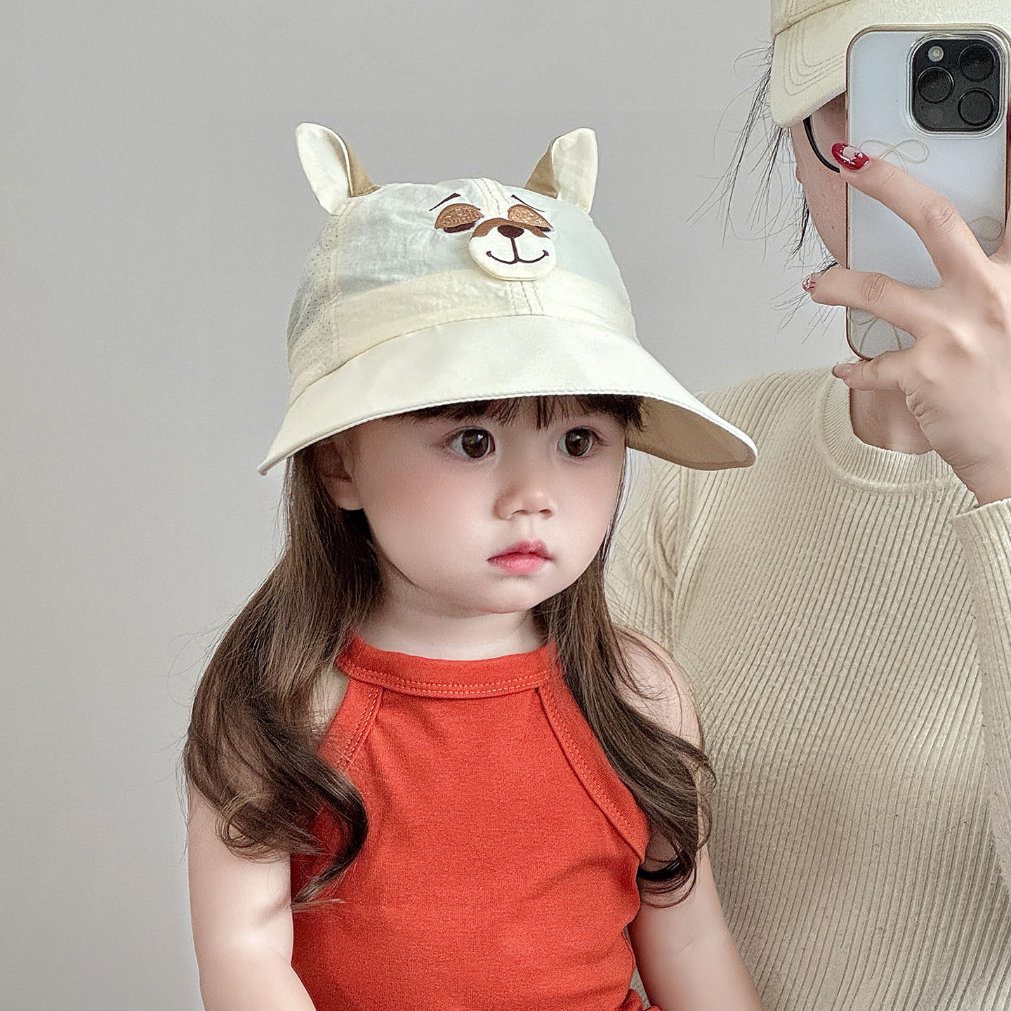 儿童遮阳帽子夏季薄款透气网眼大帽檐防晒男女宝宝速干鸭舌棒球帽