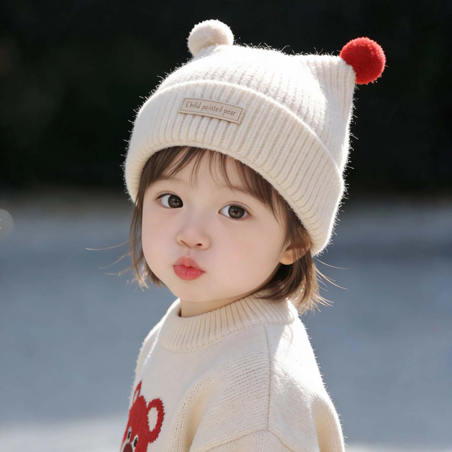 韩系儿童帽子秋冬季保暖加厚针织套头帽男婴女宝宝防风护耳毛线帽,童装/婴儿装/亲子装,帽子,淘宝优惠券,粉丝福利购,淘宝优惠卷