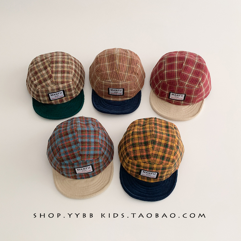 韩版潮流儿童亲子帽子秋冬季保暖防风鸭舌帽男女宝宝百搭棒球帽春