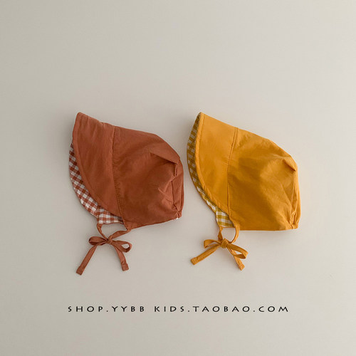 遮阳帽双面戴纯棉大帽檐春秋季