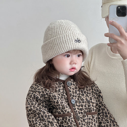韩版儿童帽子秋冬季保暖加厚针织套头帽男女宝宝防风毛线护耳帽潮