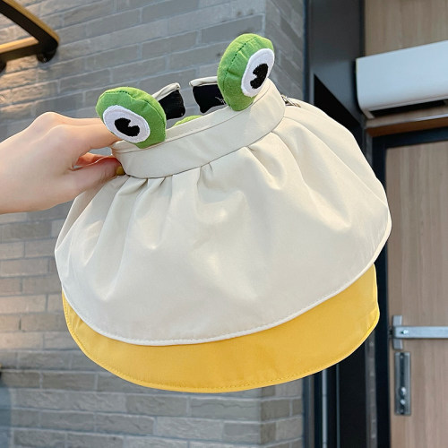 儿童防晒太阳帽夏季女孩空顶