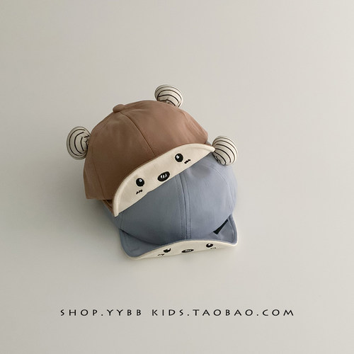 ins婴儿超萌可爱男女宝宝棒球帽