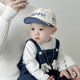 宝宝帽子秋冬款 鸭舌帽男宝宝可爱超萌遮阳防风保暖儿童棒球帽春天