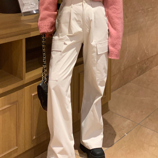 日单GRL工装裤高腰显瘦休闲裤