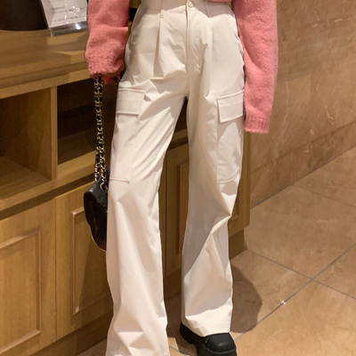 日单GRL工装裤高腰显瘦休闲裤