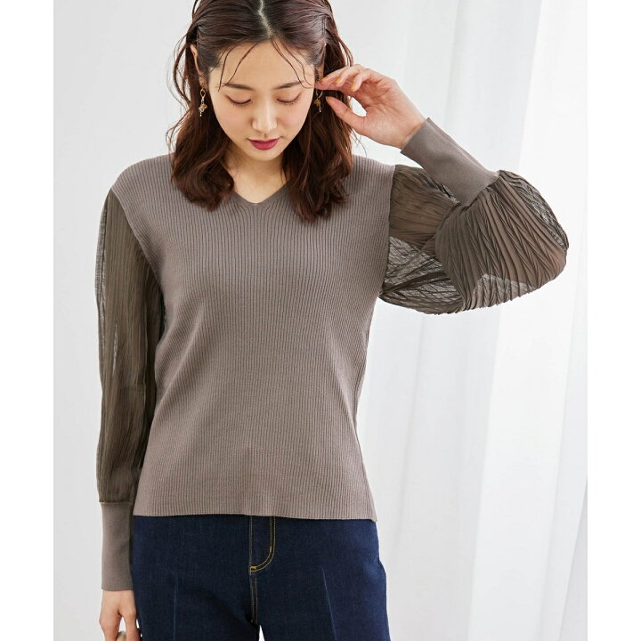 日单RP秋款时尚减龄V领针织衫