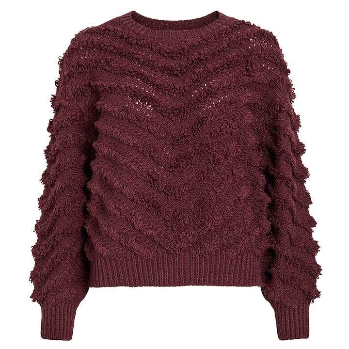 欧单冬季新品毛圈肌理毛衣