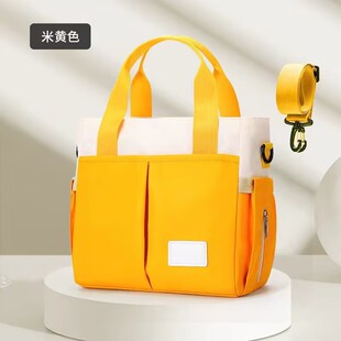 妈咪包便携手提单肩包休闲百搭斜挎母婴包2023新款妈妈外出带娃包
