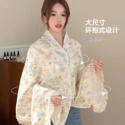 春夏透气薄款时尚哺乳巾斗篷