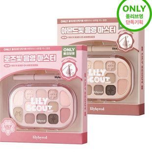 lilybyred韩国新品秋季眼影盘限定礼盒lilyscout棕色哑光珠光限量
