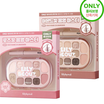 lilybyred韩国新品秋季眼影盘限定礼盒lilyscout棕色哑光珠光限量