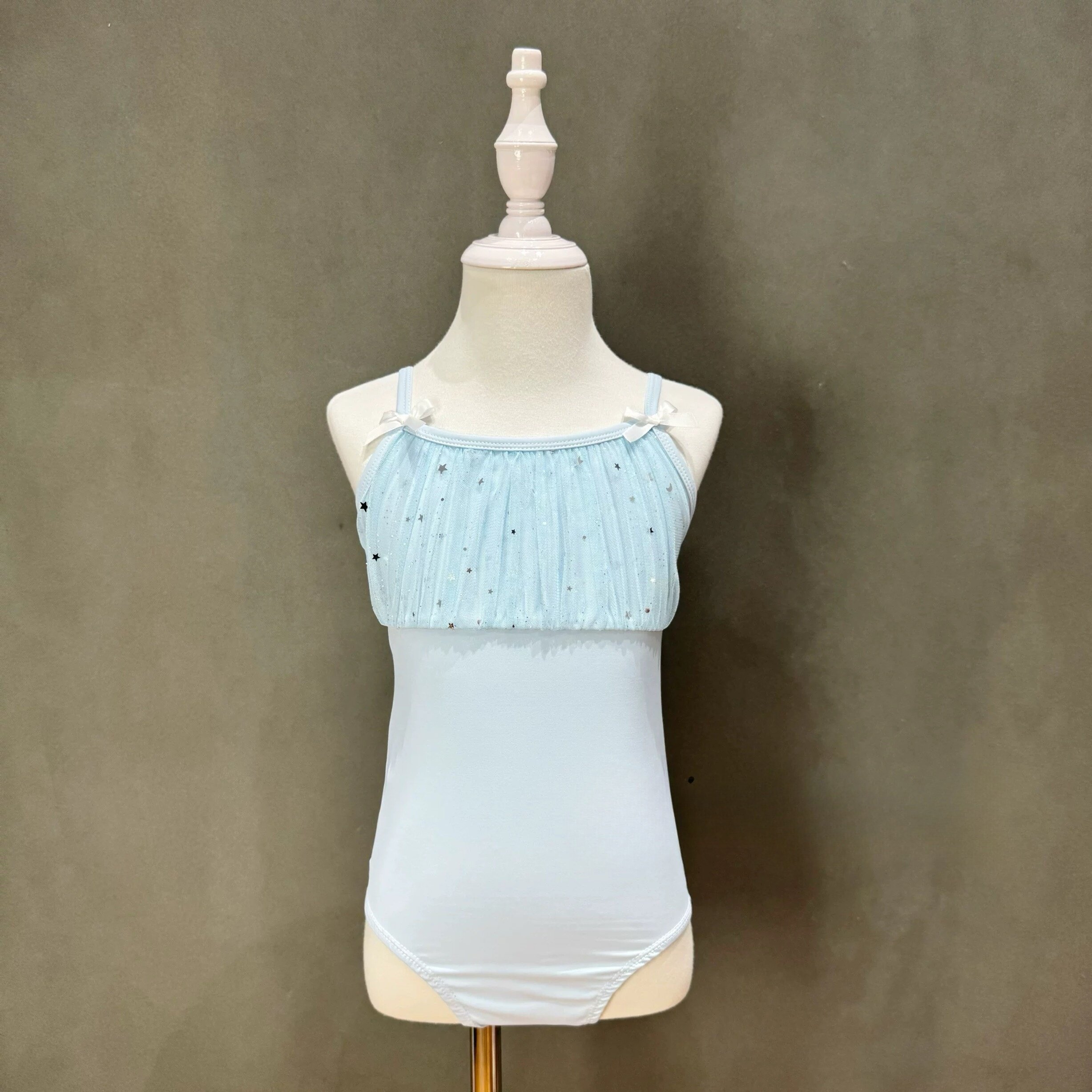 儿童芭蕾舞蹈裙练功服春夏幼儿演出蓬蓬裙套装女童吊带体服亮片