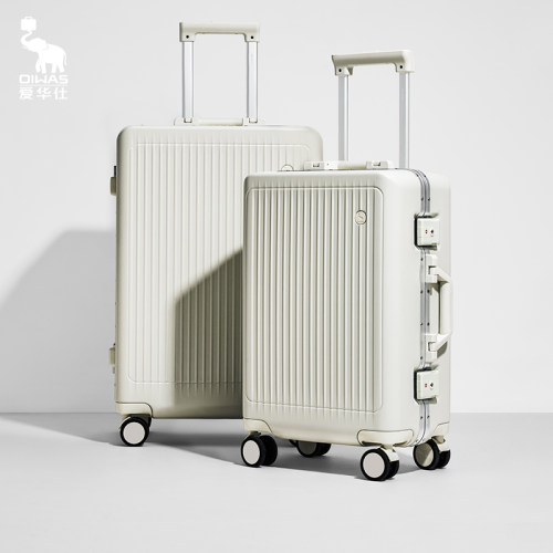 爱华仕铝框登机箱PC飞机轮