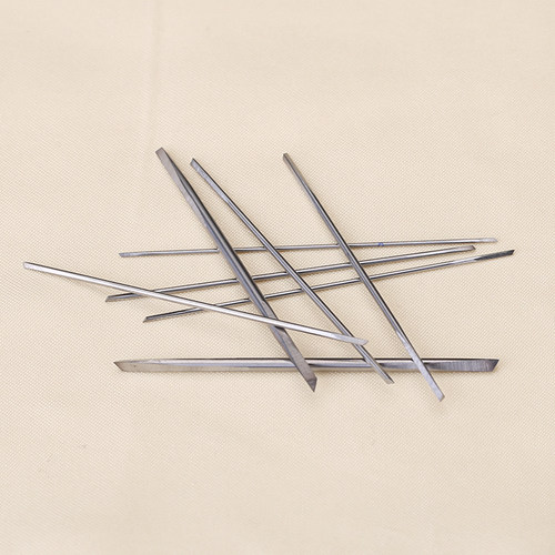 DIY工具珍珠打孔机钻头打孔针钨钢针两头双刃三角针09mm1.8 2.0mm