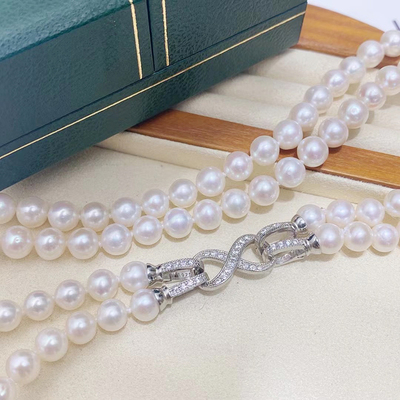 DIY配件纯银扣子珍珠项链手链