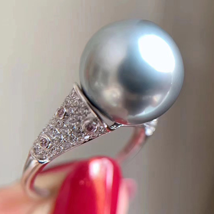 轻奢遮瑕款开口戒指配件空托