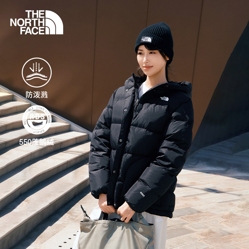 北面女鹅绒羽绒服保暖