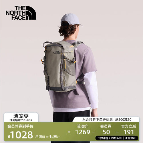 北面男女同款防水双肩包