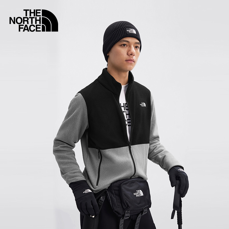 北面新年款男保暖抓绒衣