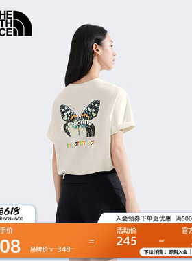 北面男女同款纯棉短袖T恤运动户外休闲透气新款TheNorthFace|8DC0