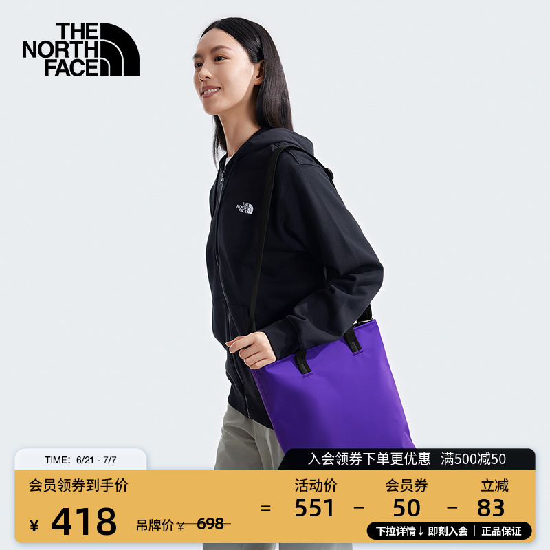 北面中性款户外托特包