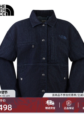 北面Denim牛仔外套女多口袋牛仔衣户外透气新款TheNorthFace|8FZS