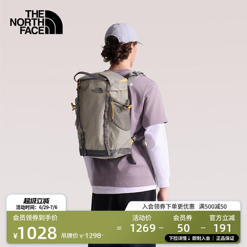 北面男女同款防水双肩包