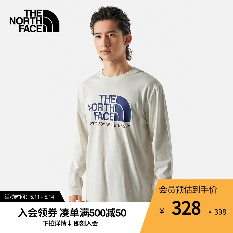 TheNorthFace北面长袖T恤情侣款户外舒适透气秋季新款|86PX-封面