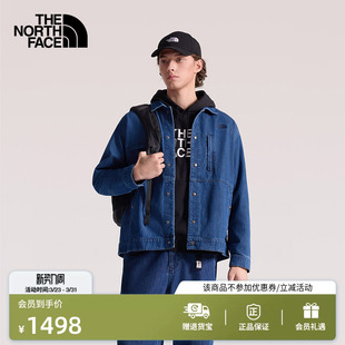 北面Denim牛仔外套男多口袋牛仔衣户外透气新款 8FZN TheNorthFace