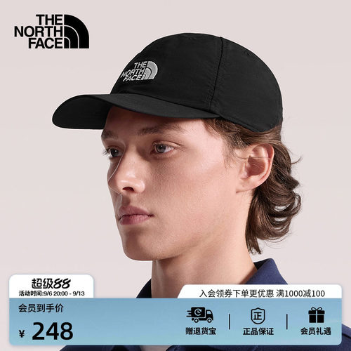 北面男女同款运动鸭舌帽