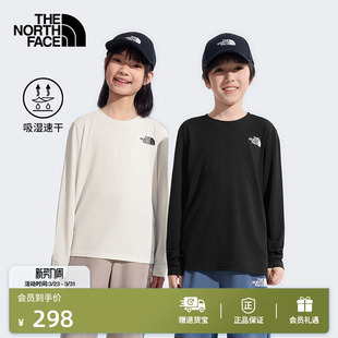 TheNorthFace T恤男女童户外透气新款 8EB8 7儿童速干长袖 北面24