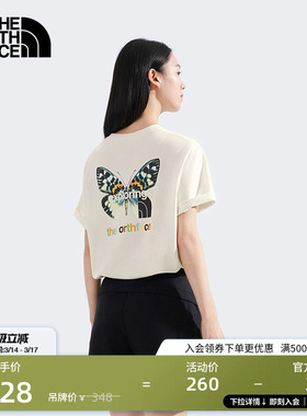 北面男女同款纯棉短袖T恤运动户外休闲透气新款TheNorthFace|8DC0