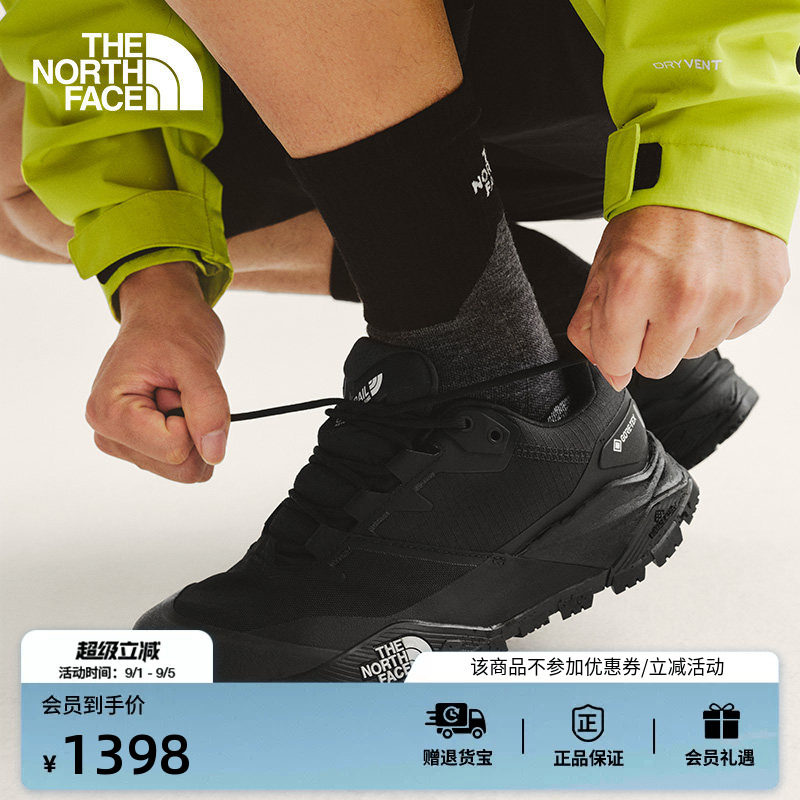 北面男GTX防水抓地徒步鞋图片