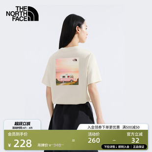 TheNorthFace 8DCH T恤运动户外休闲透气夏新款 北面女纯棉短袖