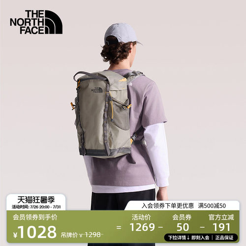 北面男女同款防水双肩包