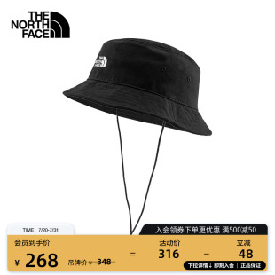 渔夫帽运动舒适透气帽子户外徒步TheNorthFace 北面男女同款 7WHN