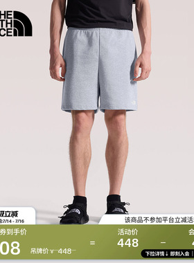 北面短裤子男纯棉宽松针织运动户外休闲透气夏TheNorthFace|88GD