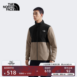 北面男Glacier保暖抓绒衣外套运动户外新款 8FJ3 TheNorthFace