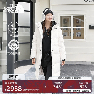 北面长款羽绒服女鹅绒保暖防泼水户外新款TheNorthFace|8ED8