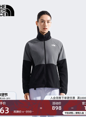 北面女Glacier立领抓绒外套保暖户外新款TheNorthFace|8FJX