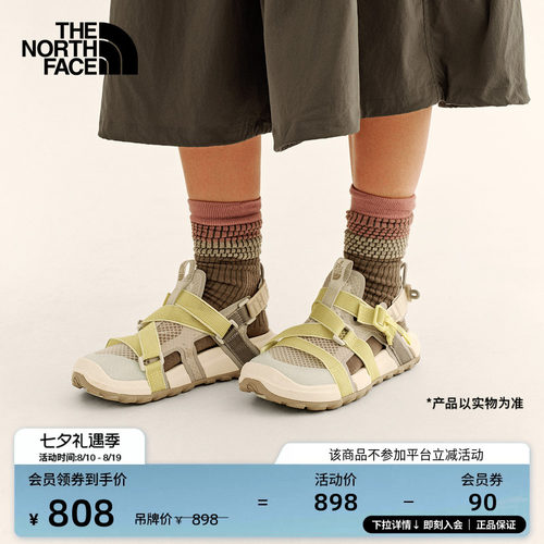 北面男女轻便抓地凉鞋