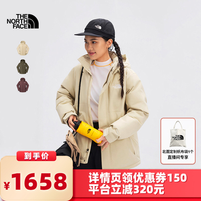 北面男防水保暖鹅绒羽绒服